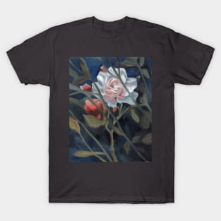 study of a rose in the back garden T-Shirt